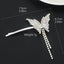 Women's Rhinestone Butterfly Tassel Hair Clip - Elegant Metal Plating Hair Accessory