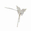 Women's Rhinestone Butterfly Tassel Hair Clip - Elegant Metal Plating Hair Accessory