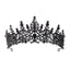 Women's Elegant Rhinestone Alloy Crown Bridal Headgear for Weddings and Parties