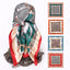 Women's Elegant Houndstooth Print Silk Scarf Shawl