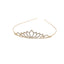 Women's Elegant Geometric Alloy Zircon Inlay Bridal Crown Headband