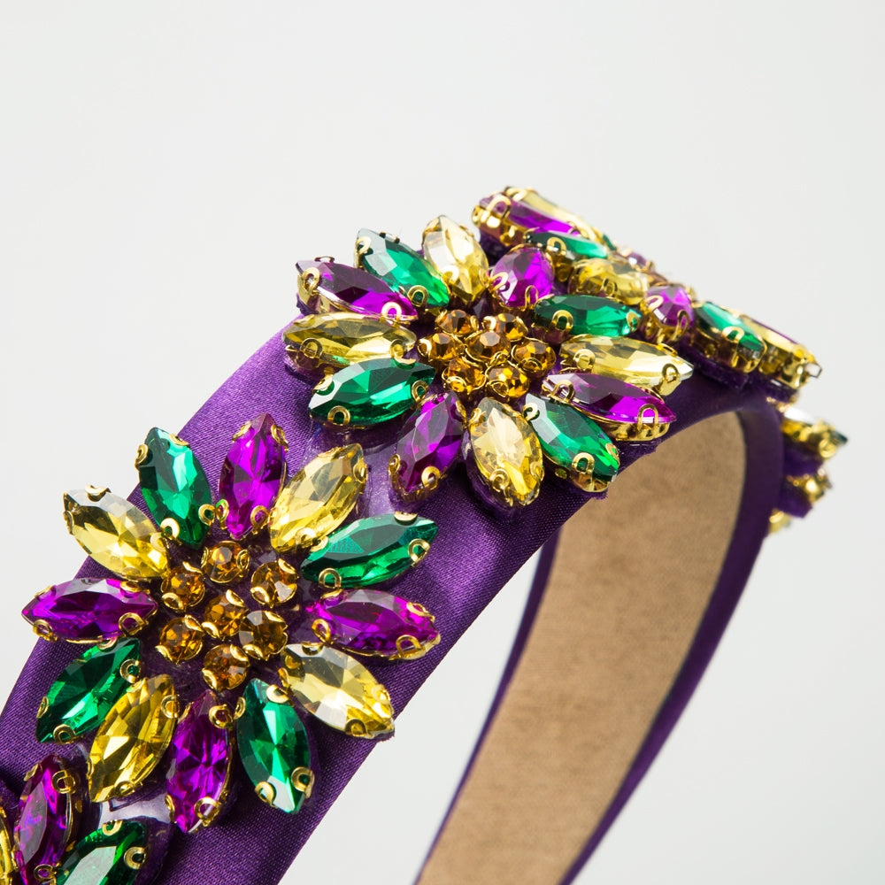Women's Baroque Style Rhinestone Embellished Hairband