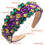 Women's Baroque Style Rhinestone Embellished Hairband