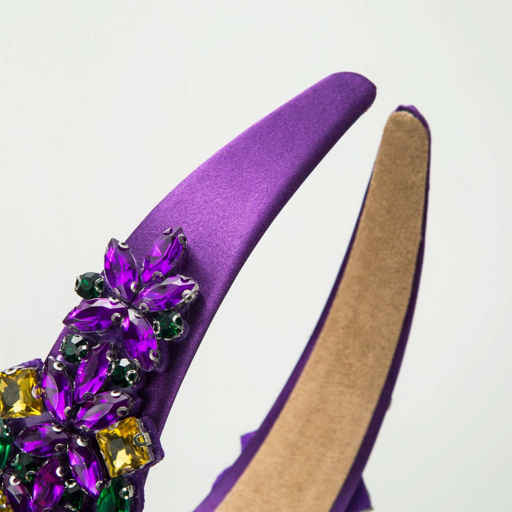 Women's Baroque Style Rhinestone Embellished Hairband
