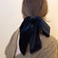 Women's Retro Bow Knot Hair Tie and French Streamer Scrunchie Hair Accessory