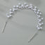 Women's Elegant Geometric Pearl Beaded Hairband for Weddings and Everyday Wear