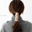 Women's Retro Wide Hair Tie Headband - Solid Color Elegant Style