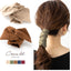 Women's Retro Wide Hair Tie Headband - Solid Color Elegant Style