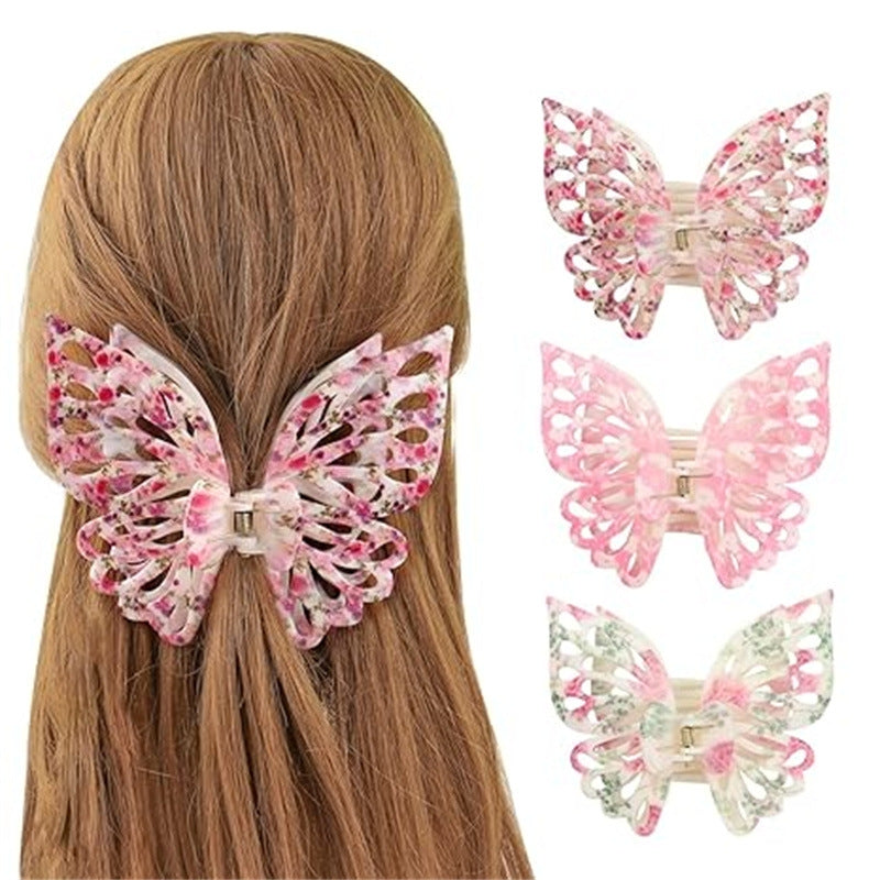 Women's Elegant Butterfly Hair Claw Clip - Large Fashion Hair Accessory