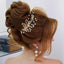 Elegant Rhinestone Pearl Bridal Hair Comb and Tiara Headband