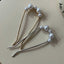 Women's Elegant U-Shape Pearl Alloy Hairpin - Simple Daily Hair Accessory