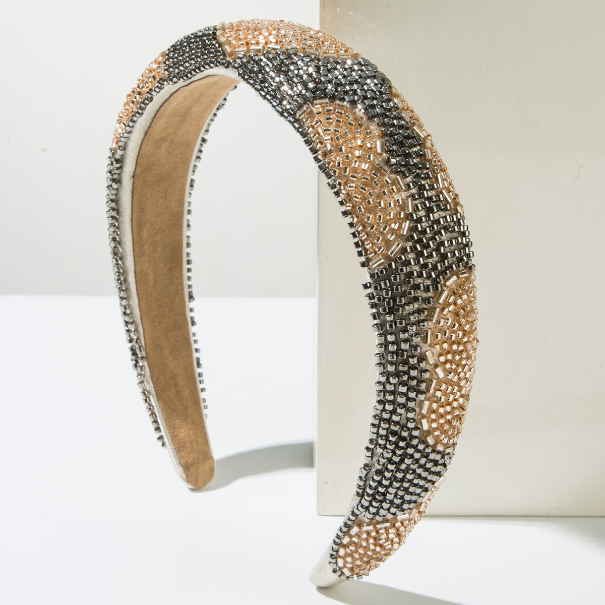 Women's Elegant Heart Shape Seed Bead Hair Band