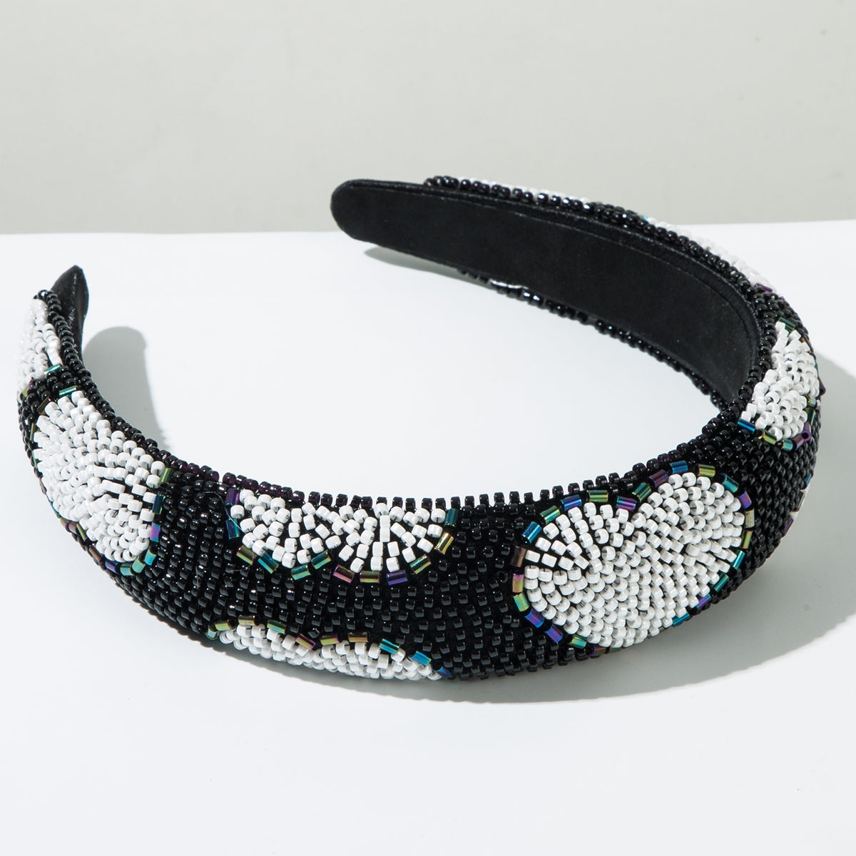 Women's Elegant Heart Shape Seed Bead Hair Band