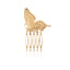 Women's Ethnic Style Butterfly Alloy Hair Comb - Fresh Metal Forest Series