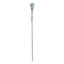 Women's Ethnic Turquoise Rhinestone Hairpin with Metal Inlay