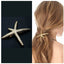 Women's Fashion Starfish Alloy Hair Clip