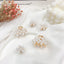 Women's Floral Pearl Hair Claw Clip for Girls and Kids