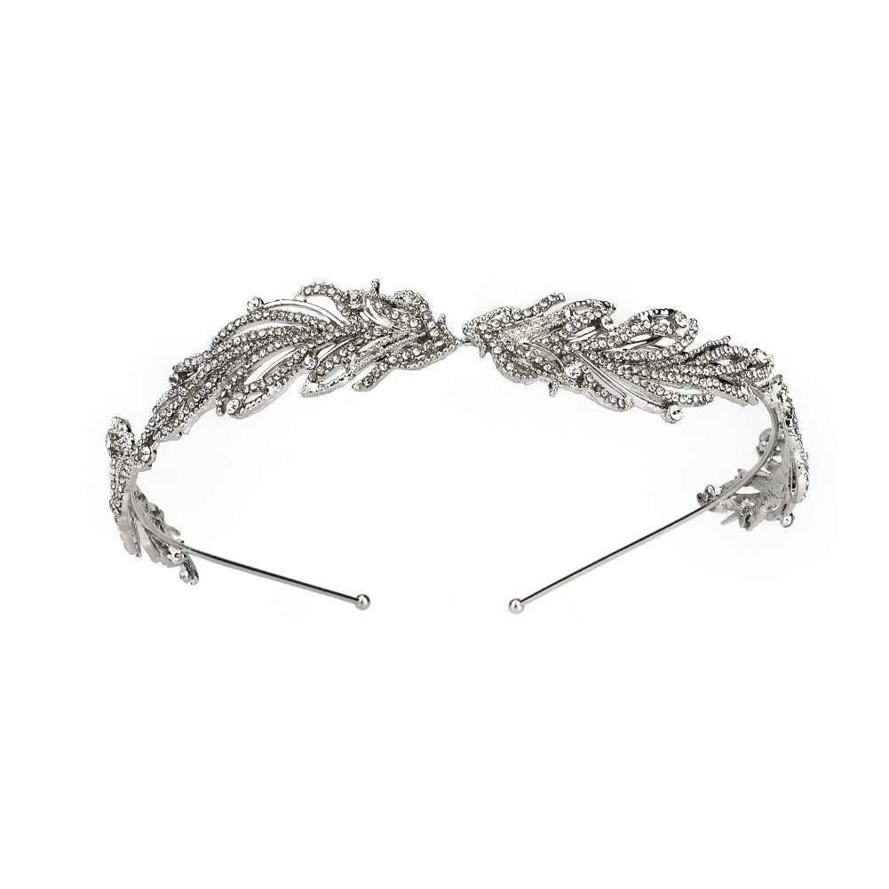 Women's Geometric Alloy Rhinestone Headband Bridal Hair Accessory