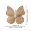 Retro Butterfly PU Leather Hair Clip - Handmade Luxury Hairpin and Baby Headwear