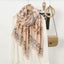 Women's Retro Style Cotton and Linen Scarf - Fashionable and Warm Shawl