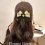 Women's Heart Shape Bow Knot Hair Claw Clip - Retro Versatile Hair Accessory