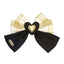 Women's Heart Shape Bow Knot Hair Claw Clip - Retro Versatile Hair Accessory