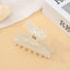 Women's Fashion Acetate Letter Hair Claw - French Luxury Shark Clip Hair Accessory