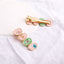 Japanese Style Floral Alloy Hair Clip for Women - Elegant Summer Hairpin Accessory