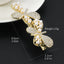 Women's Butterfly Pearl Rhinestone Hair Clip