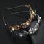 Women's Baroque Butterfly Metal Inlay Pearl Hairband