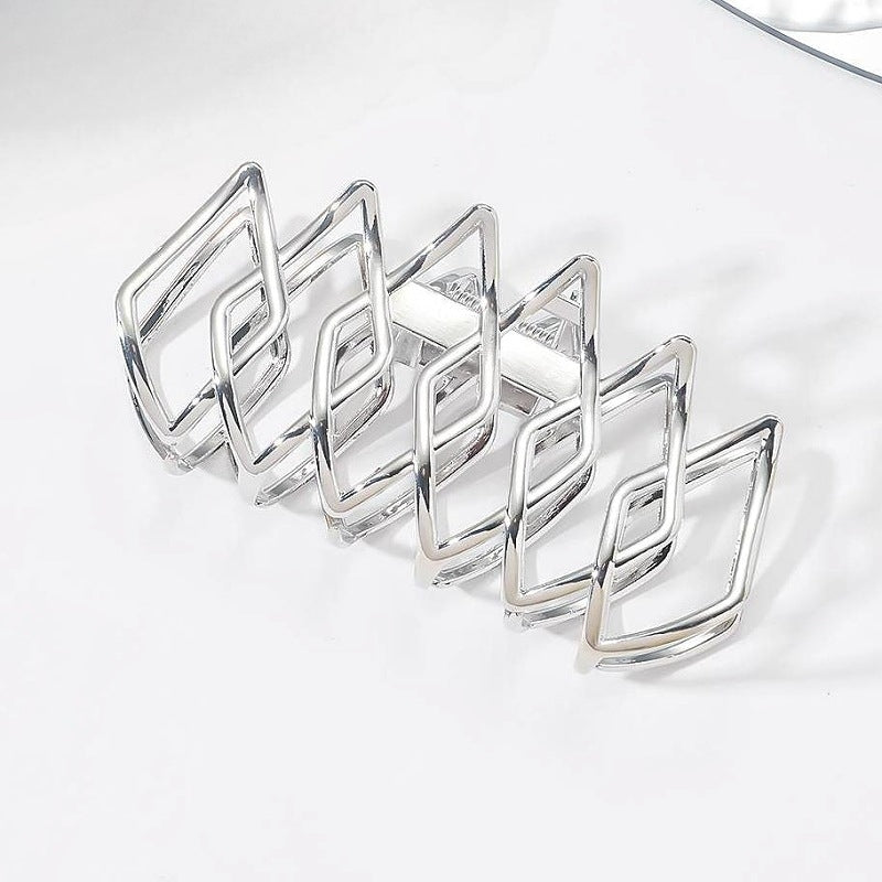 Women's Geometric Metal Hair Claw Clip