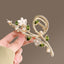 Women's Floral Branch Alloy Hair Claw Clip