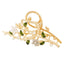 Women's Floral Branch Alloy Hair Claw Clip