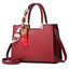 Women's Elegant PU Leather Tote & Crossbody Bag for Weddings and Everyday Use