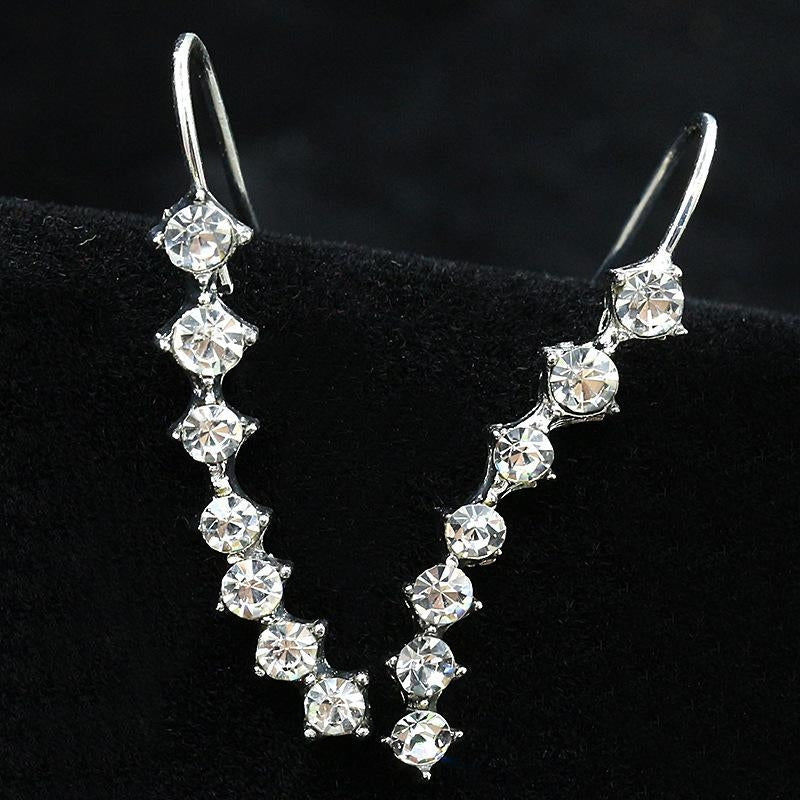 Women's Rhinestone Long Drop Earrings