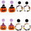 Halloween Pumpkin & Spider Acrylic Drop Earrings for Women & Men