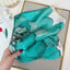 Women's Vintage Floral Silk Scarf - Elegant Square Neck Accessory