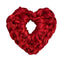 Women's Heart Shape Satin Fabric Hair Tie - European & American Style