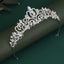 Women's Luxury Rhinestone Alloy Princess Crown Tiara for Bridal Wedding Accessories