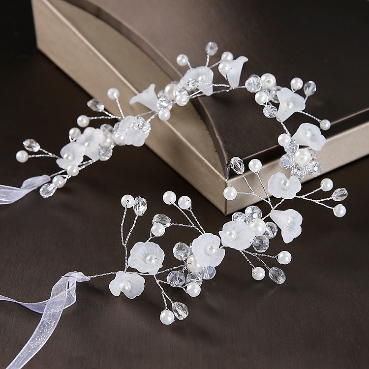 Women's Floral Hair Band for Weddings and Performances