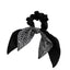 Women's Retro Bow Knot Silk Scarf Hair Tie Headband