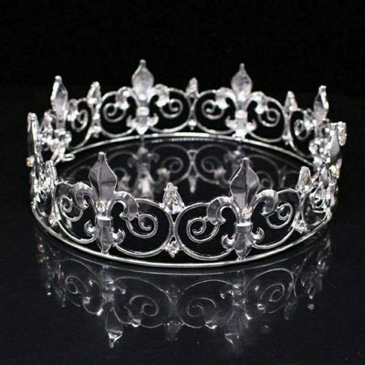 Women's Baroque Rhinestone Bridal Tiara Crown Ornament