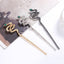 Women's Retro Snake Alloy Zircon Hairpin - Korean Style Metal Hair Ornament