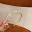 Women's Baroque Pearl & Rhinestone Embellished Hairband