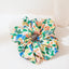 Women's Retro Floral Satin Hair Tie Set