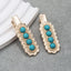Women's Retro Turquoise Alloy Hair Clip
