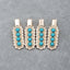 Women's Retro Turquoise Alloy Hair Clip