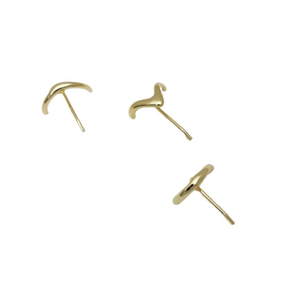 Women's Retro Alloy Plating Hair Buckle - Japanese Style Metal Hair Accessories for Small Hair Volume