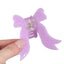 Women's Bow Knot Acetate Hair Claw Clip with Butterfly Design