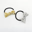 Women's Elegant Bow Knot Alloy Hair Tie with Gold Headband